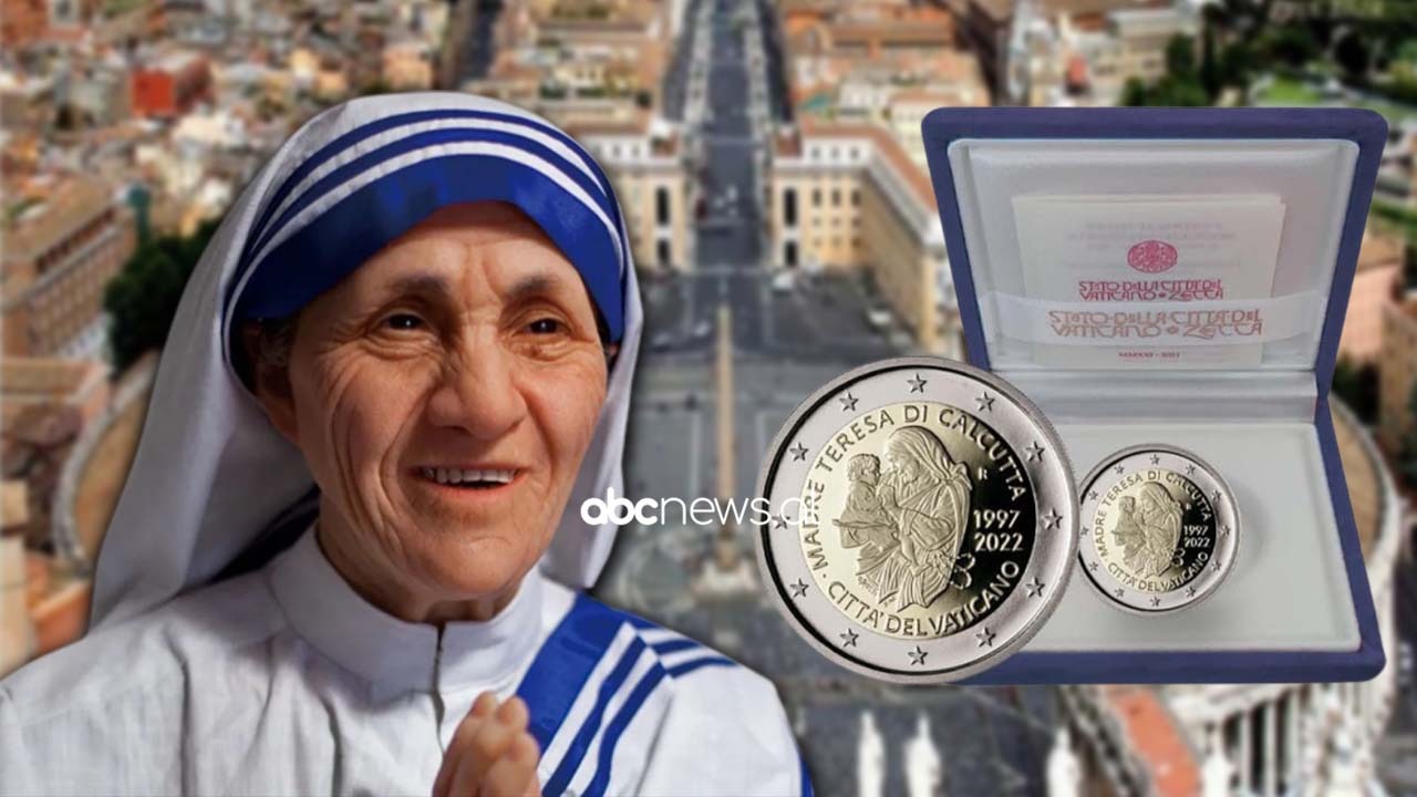 Shenjtërimi, Vatikani nxjerr monedhën e veçantë euro me portretin e Nënë Terezës