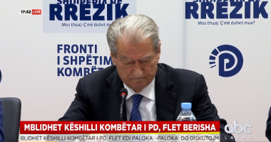 Mbledhja e Këshillit Kombëtar, Berisha: Jemi në moment kritik, Rama është vasal i “Putinit të vogël”