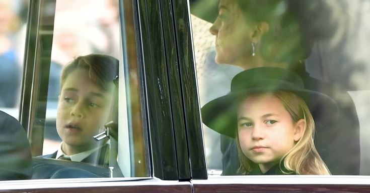 VIDEO/Gjesti i Princeshës Charlotte në funeralin e Mbretëreshës Elizabeth bën xhiron e rrjetit