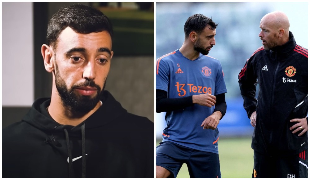 “Kjo është ajo që na mungonte më parë”, Bruno Fernandes zbulon se çfarë e dallon Ten Hag nga trajnerët e mëparshëm