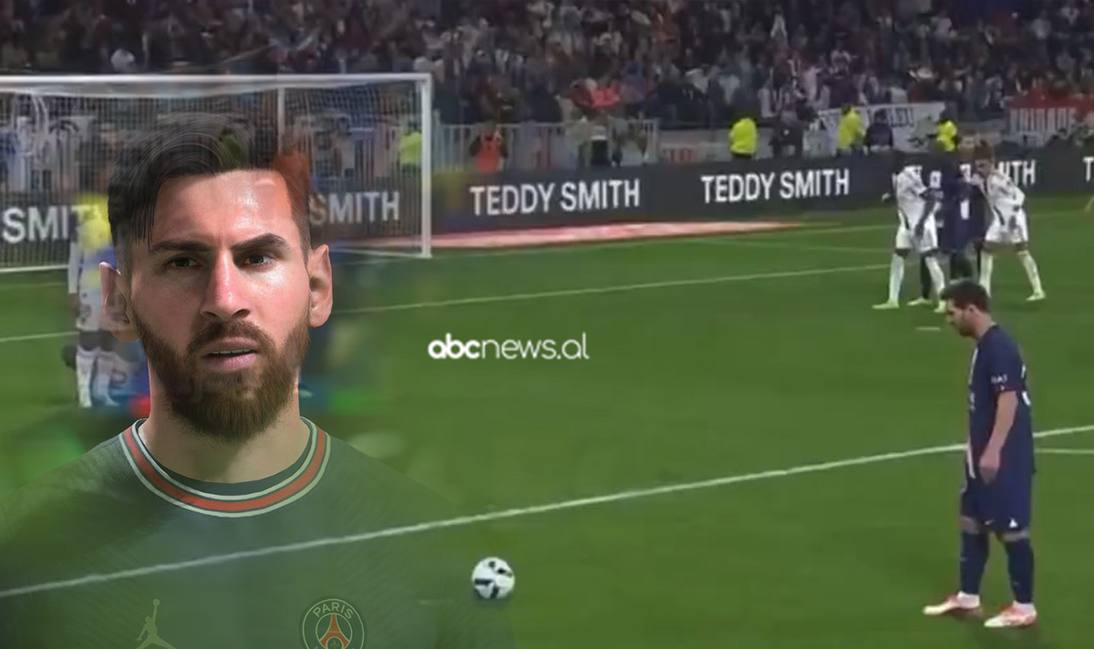 VIDEO/ Pamje virale, goditja e dënimit nga Messi duket sikur je duke luajtur FIFA