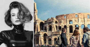 “Moj e bukura more”, Elsa Lila poston videon nga Colosseum, kush e shoqëroi