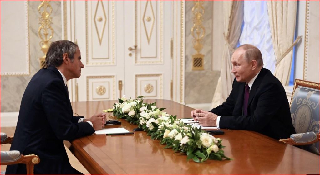 Putin takon shefin e Agjencisë Ndërkombëtare për Energji Atomike: Të hapur për dialog rreth centralit në Zaporizhzhia