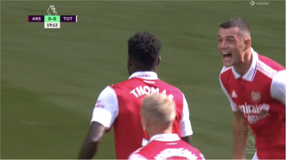 VIDEO/ Arsenali në avantazh, Partey ndëshkon Tottenham