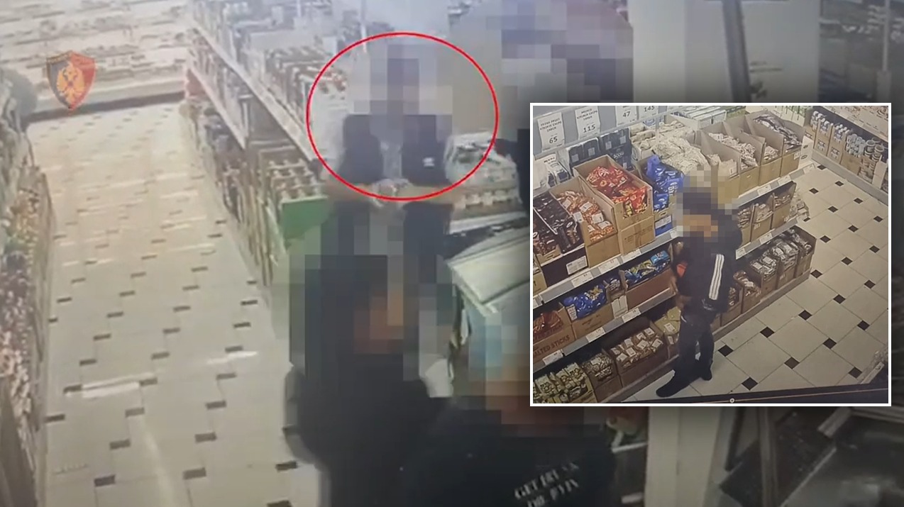 VIDEO/ Arrestohet hajduti i supermarketeve në Durrës e Tiranë, kamerat e sigurisë e nxorën zbuluar