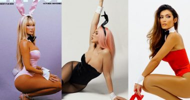 U “maskuan” si modele të Playboy, Antonela Berisha bën “xing” me Era dhe Nora Istrefin