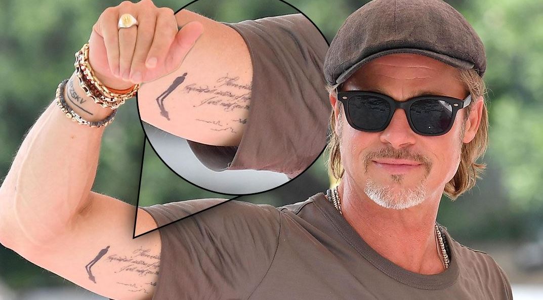 Të gjithë tatuazhet e Brad Pitt dhe kuptimet e tyre, disa i dedikohen Angelina Jolie