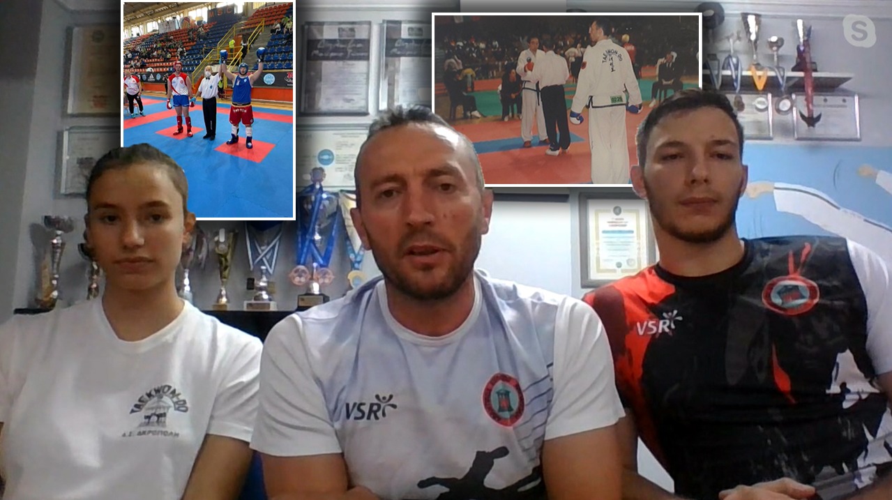 Një familje kampionësh, triumfet e trajnerit shqiptar dhe dy fëmijëve në taekwondo dhe kickboxing