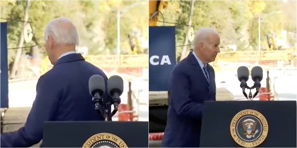 VIDEO/ Joe Biden e bën sërish, nuk gjen dot daljen nga skena pas mitingut në Pitsburg