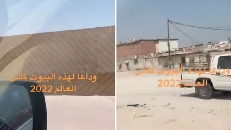 VIDEO/ Kupa e Botës 2022: Thuhet se Katari ndërton mure për të fshehur lagjet e varfra përpara turneut botëror