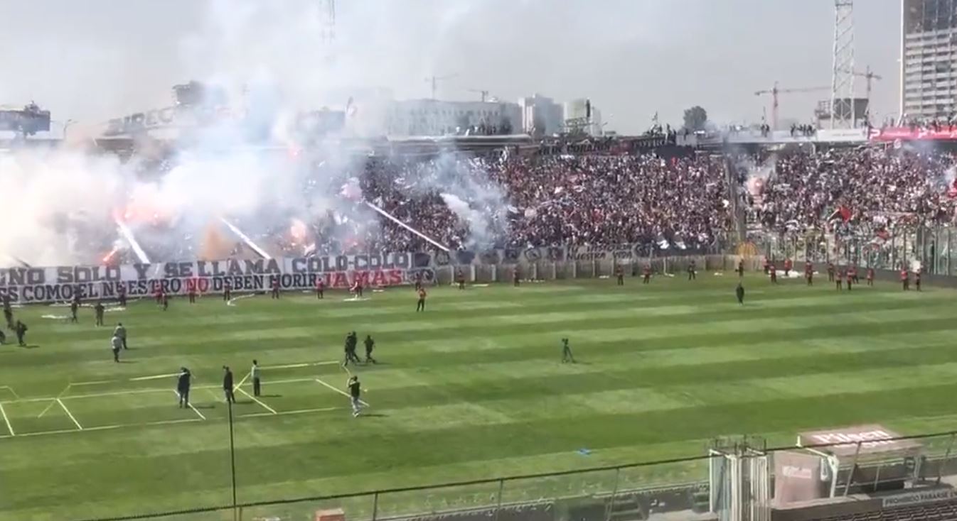 Momente kolapsi në Kili, stadiumi i mbushur plot me tifozë shembet