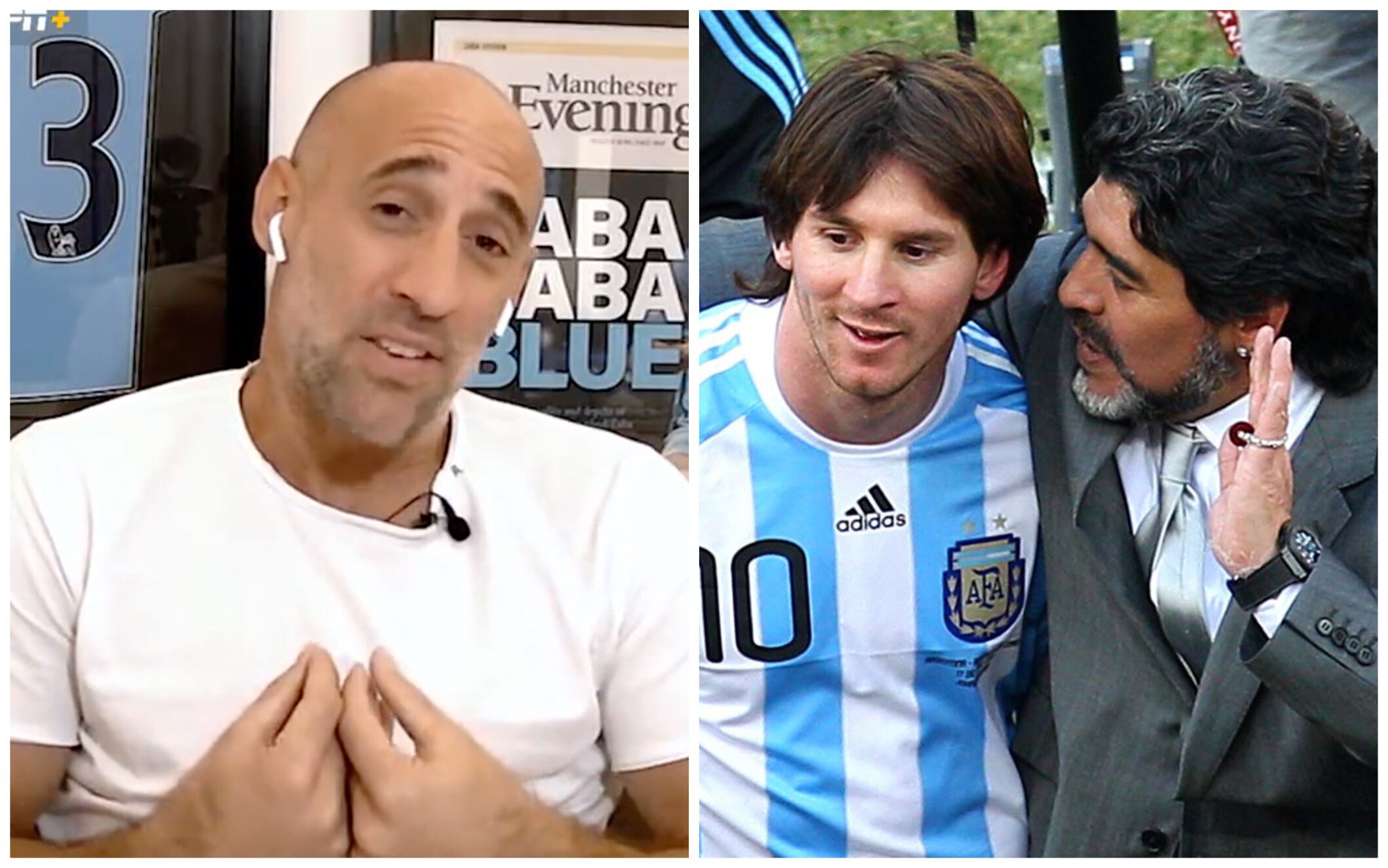 Në vitin 2016, Zabaleta u pyet se kush është më i mirë, Messi apo Maradona. Në vitin 2022 ai ndryshoi mendje