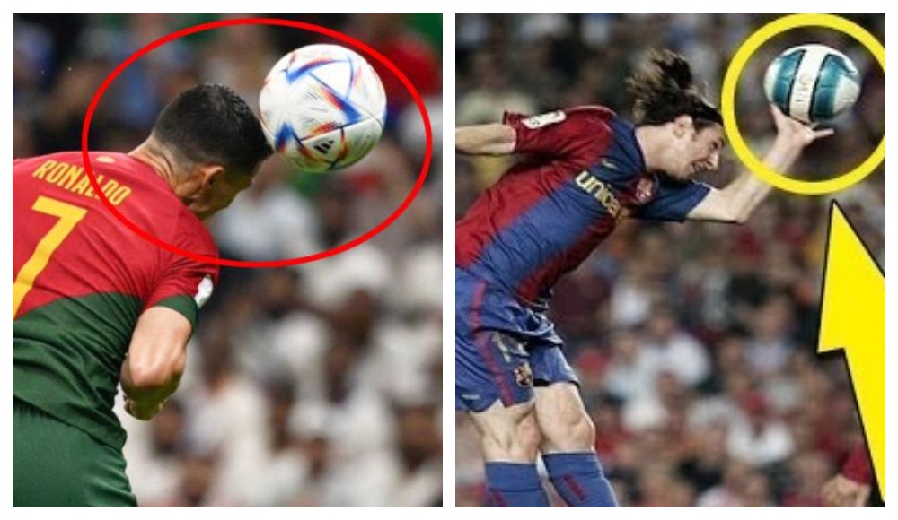 Tifozët e Messit tallen me Ronaldon për shkak të golit me “flokë”, por 15 vite më parë Leo shënoi me dorë