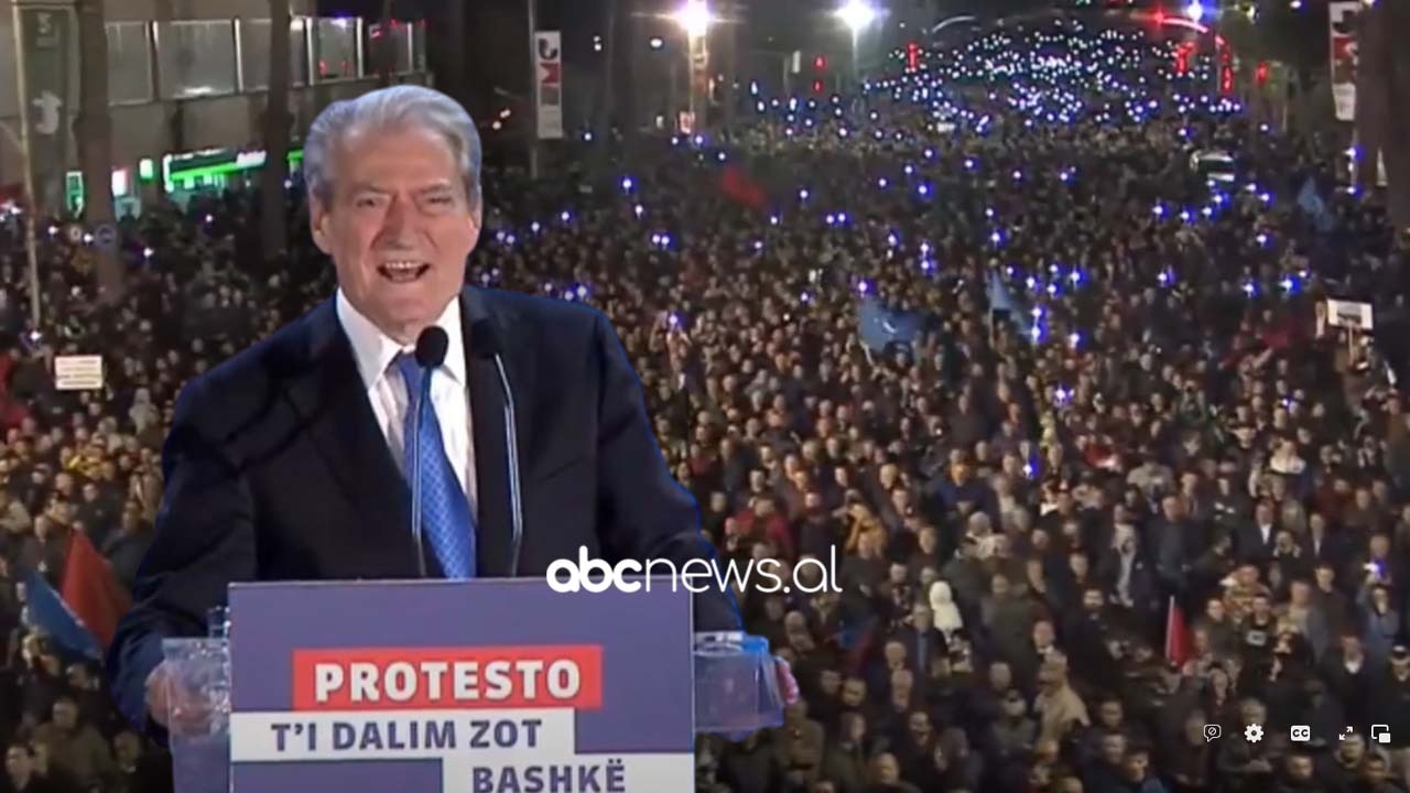 “Jeni si cunami”, Berisha para protestuesve: Vdekje e monizmit, Ramën do ta çojmë në burg me regjim special
