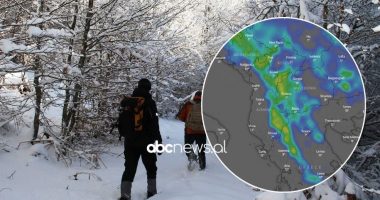 Po vjen acari, zonat ku do të bjerë borë ditën e diel