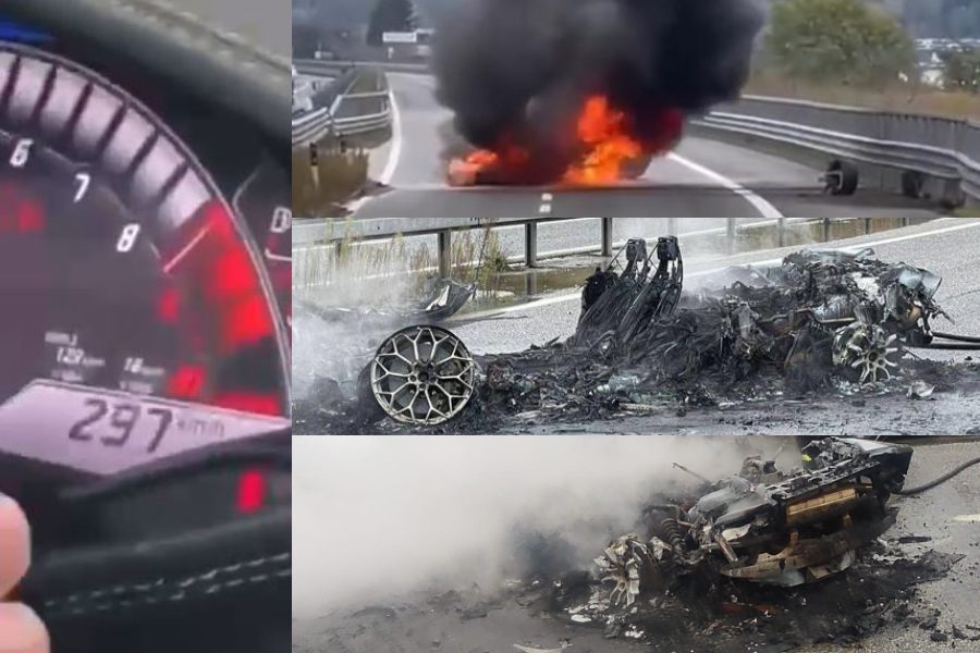 VIDEO/ Shoferi e kishte marrë me qira, Lambo-ja me vlerë 200 mijë euro shkrumbohet në rrugë