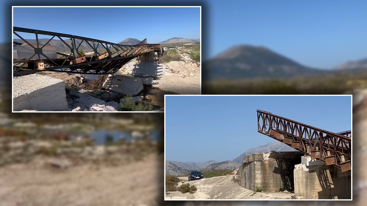 Shembet sërish ura që lidh fshatin Vane me rrugën nacionale Delvinë-Sarandë, 500 banorë të bllokuar