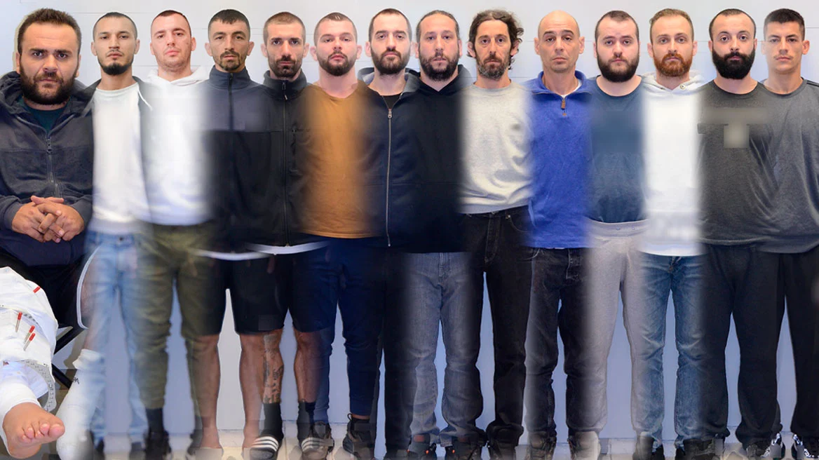 Shkatërrimi i bandës “Esko”, publikohen fotot e 14 të arrestuarve, kush janë 8 “ushtarët” shqiptarë