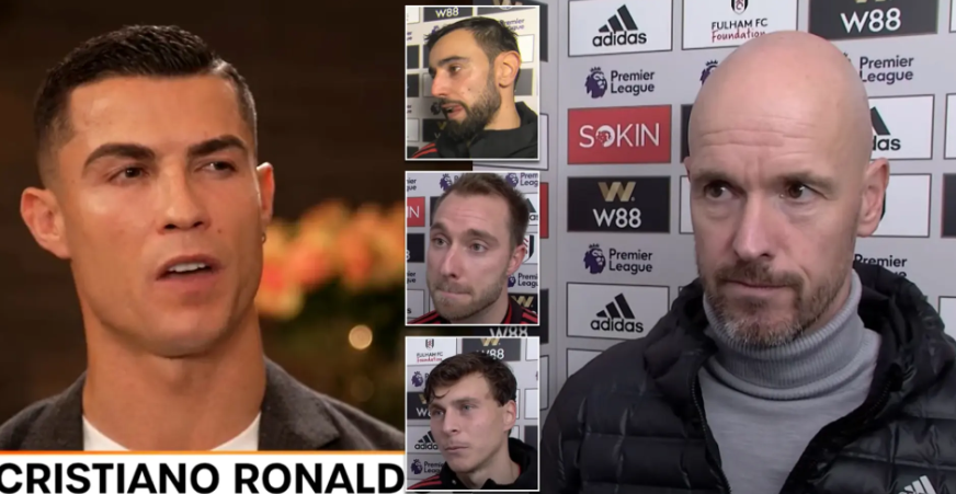 Si reaguan lojtarët e Man United dhe Ten Hag ndaj intervistës së Ronaldos? Të gjithë janë të zhgënjyer