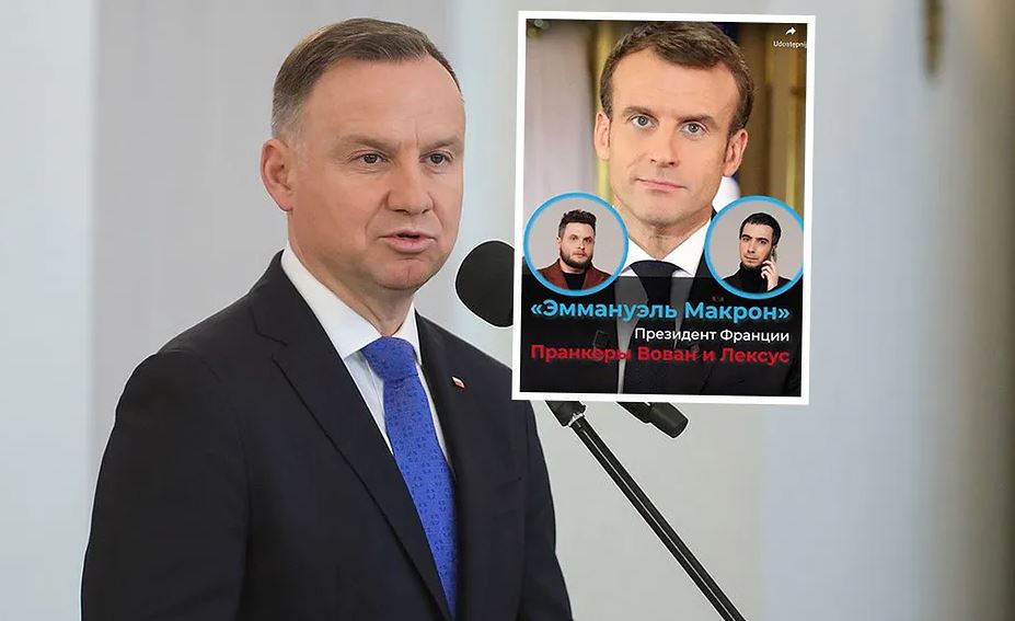 “Alo… jam Emmanuel Macron”, telefonuesi anonim vë në lojë presidentin polak: Nuk dua luftë me Rusinë