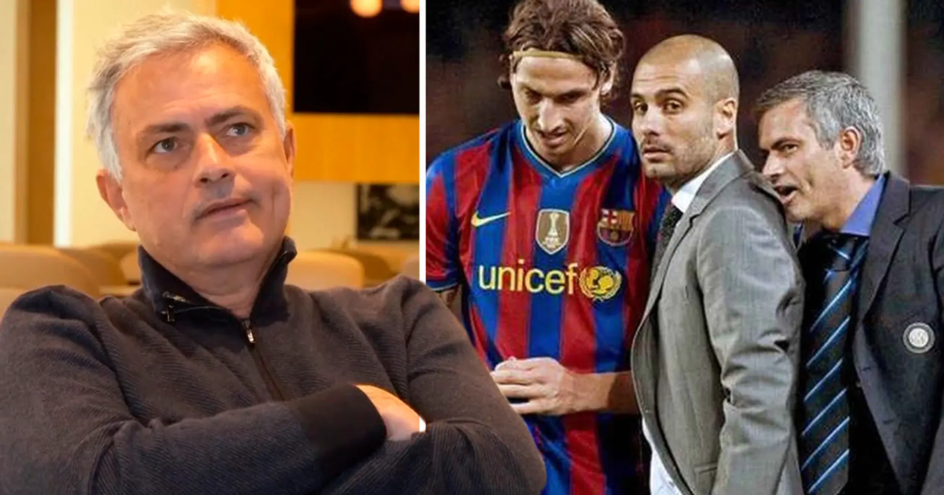 Mourinho zbulon se çfarë foli me Pep Guardiolën gjatë ndeshjes Barcelona-Inter 2010