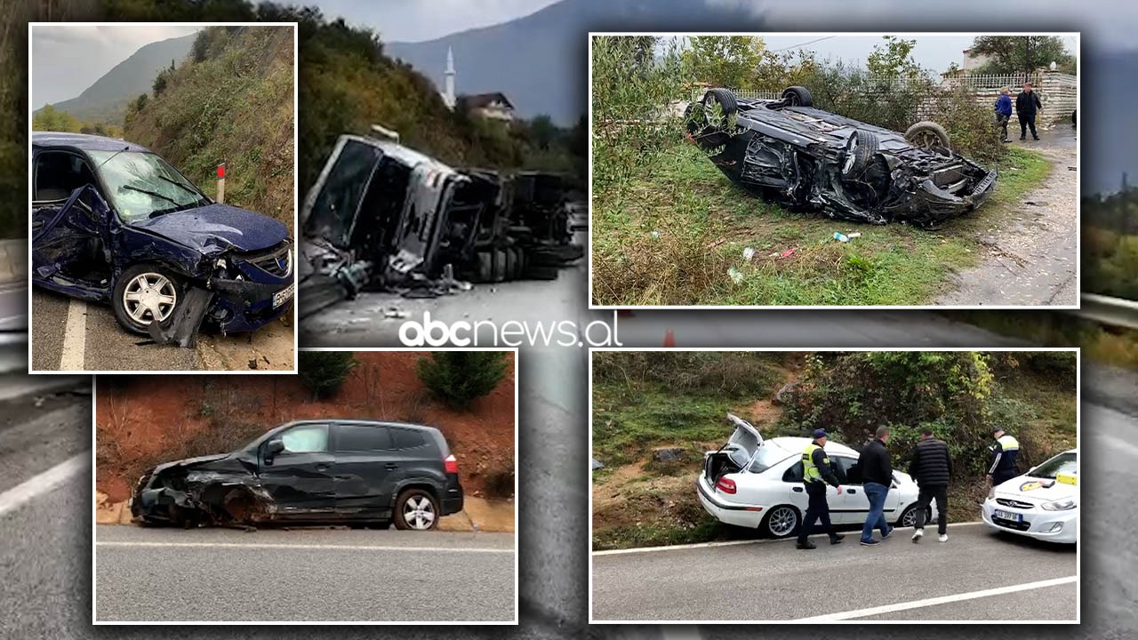 Përgjaken rrugët e Shqipërisë, 5 aksidente në 4 orë, 8 të plagosur