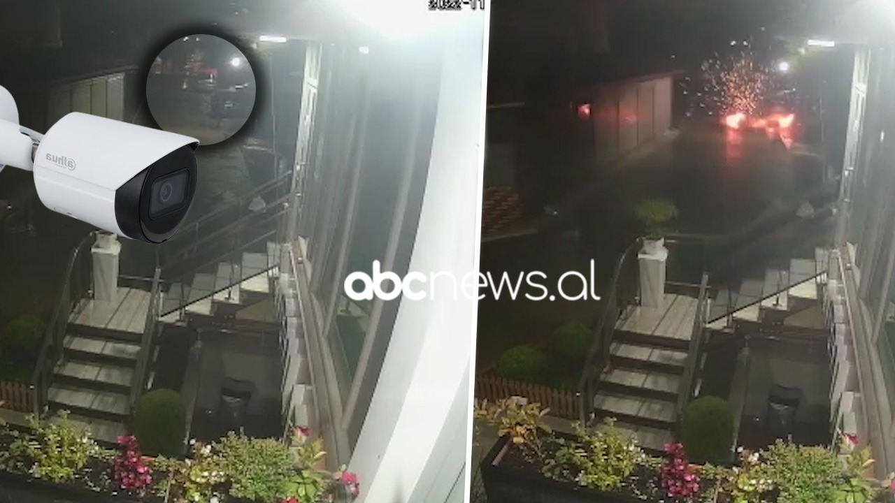 ABC siguron videon, ky është momenti kur dy persona hedhin granatën e dorës në një lokal në Prrenjas