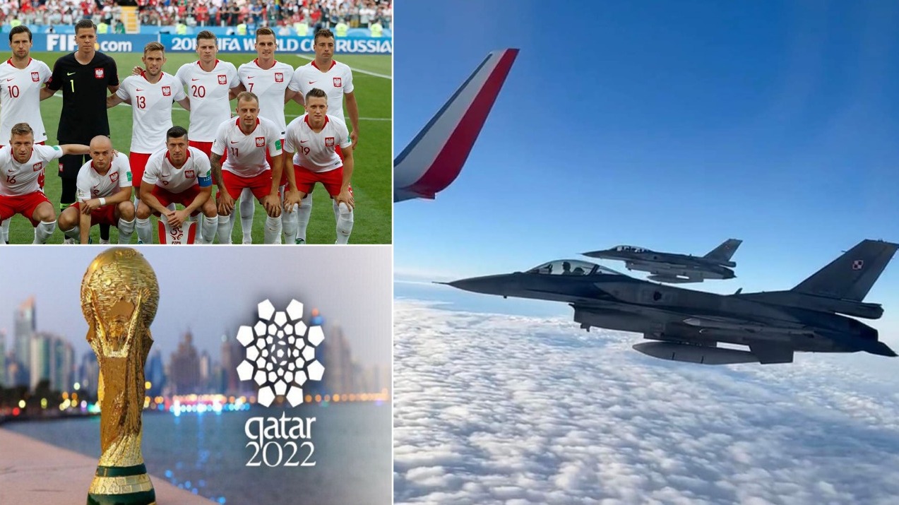 Çfarë po ndodh? Kombëtarja e Polonisë shoqërohet në ajër nga dy avionë ushtarakë F16