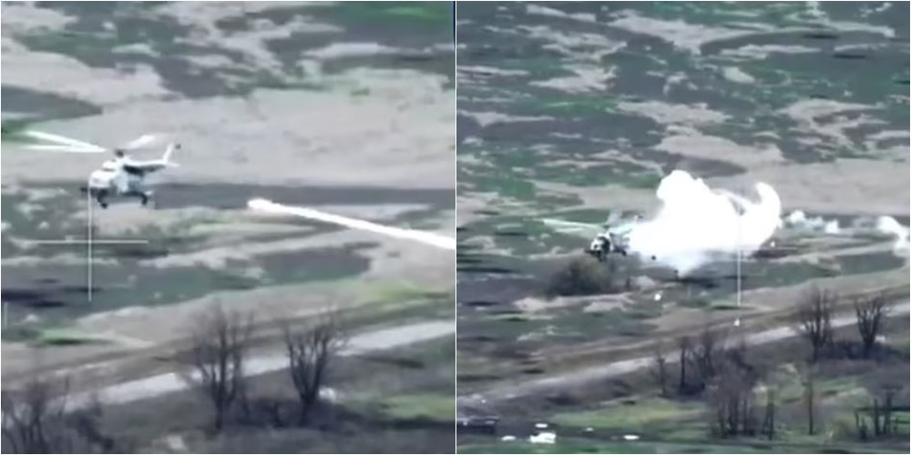 VIDEO/ Ukraina rrëzon dy helikopterë rusë në tre minuta