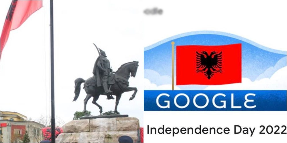 FOTO LAJM/ 110 vjet shtet, Google surprizon shqiptarët për Pavarësinë