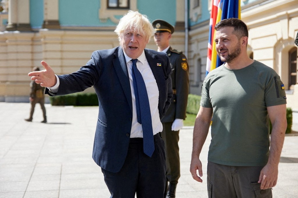 Kryebashkiaku i Kievit shpall Boris Johnson qytetar nderi