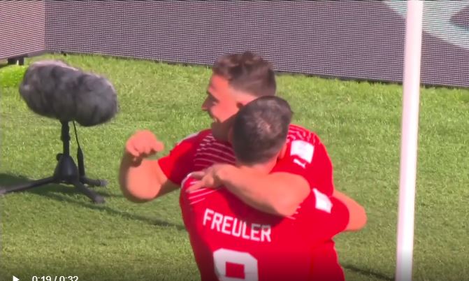 VIDEO/ Shaqiri asiston dhe Embolo shënon, Zvicra kalon në avantazh