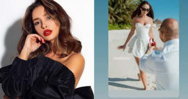 FOTO/ Fejohet aktorja e njohur shqiptare, dalin pamjet nga momenti kur i propozon partneri