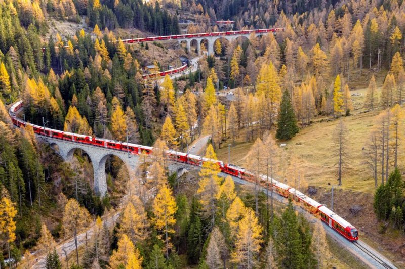 Treni i Zvicrës 19 mijë metra i gjatë thyen rekordin botëror Guinness