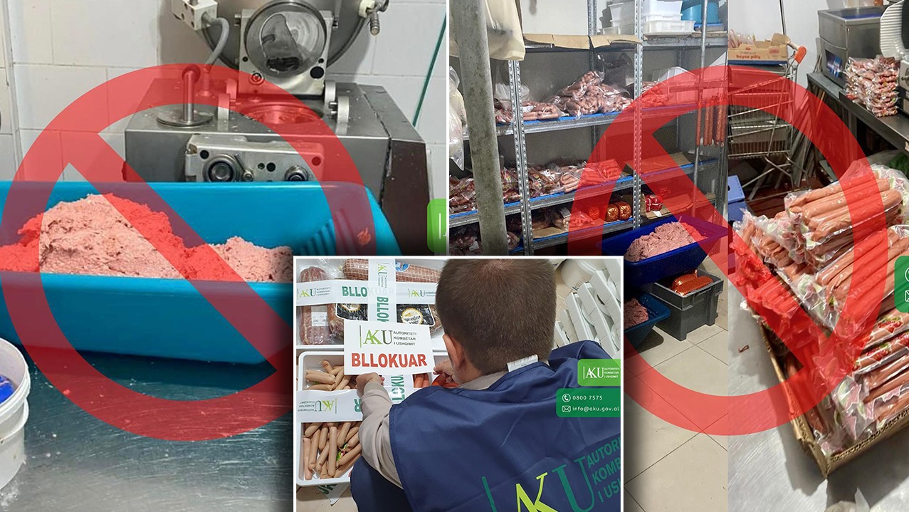 AKU bllokon vezë e produkte sallami në 13 subjekte në Vlorë: Në kushte jo higjienike