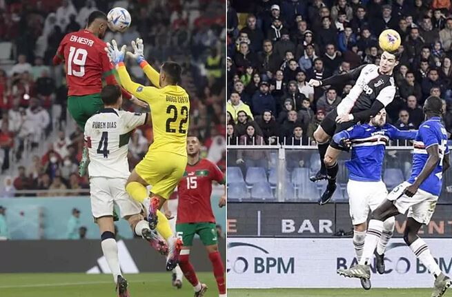 Youssef En-Nesyri thyen rekordin e Ronaldos në kërcimin për së larti