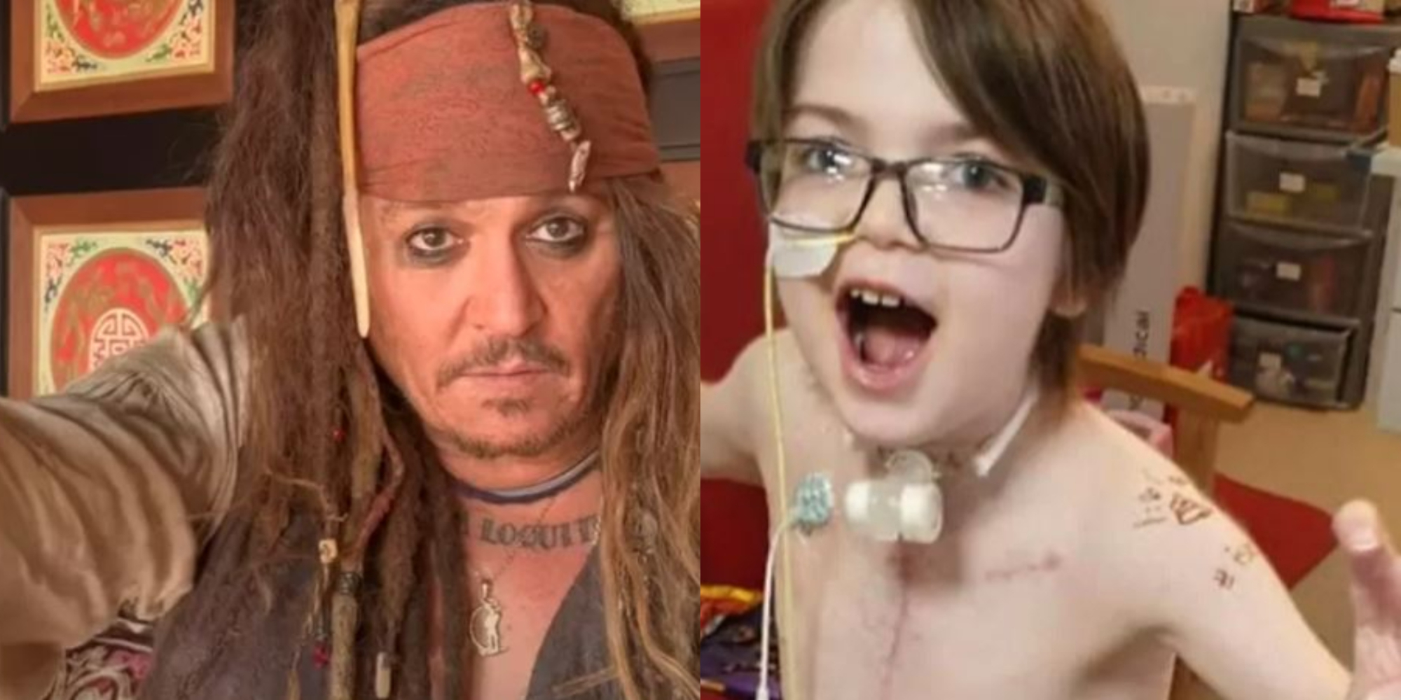 Johnny Depp bën gjestin e veçantë për 11 vjeçarin e sëmurë