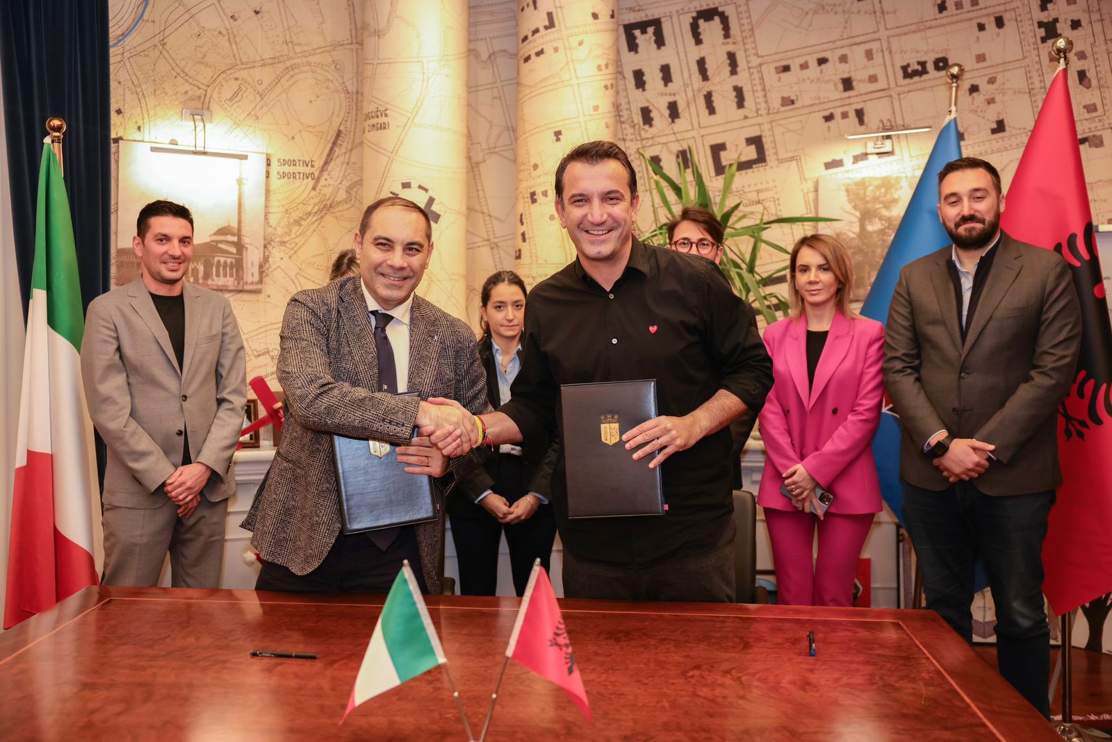 Tirana dhe Taranto marrëveshje binjakëzimi, Veliaj: Më shumë projekte sportive të përbashkëta