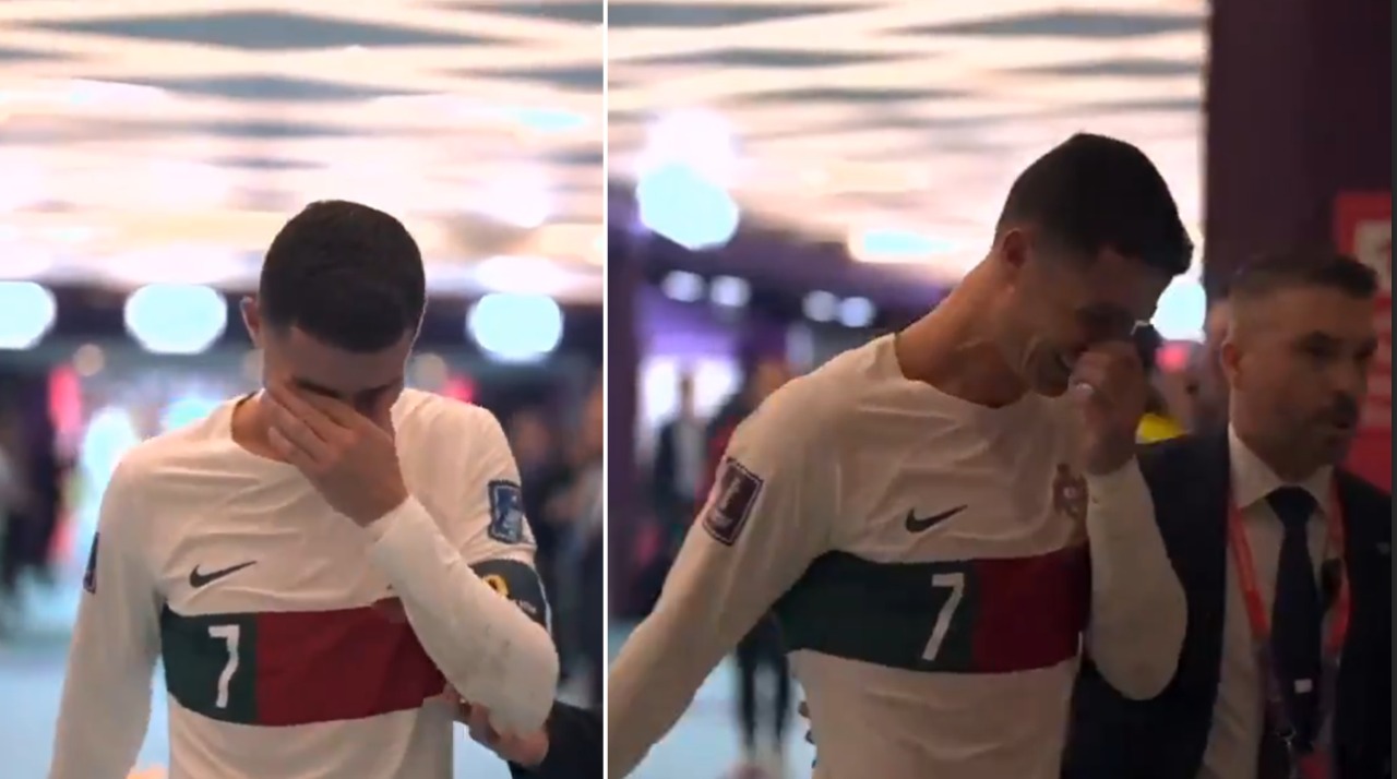 VIDEO/ Pikëlluese, Ronaldo largohet i “përlotur” drejt dhomave të zhveshjes