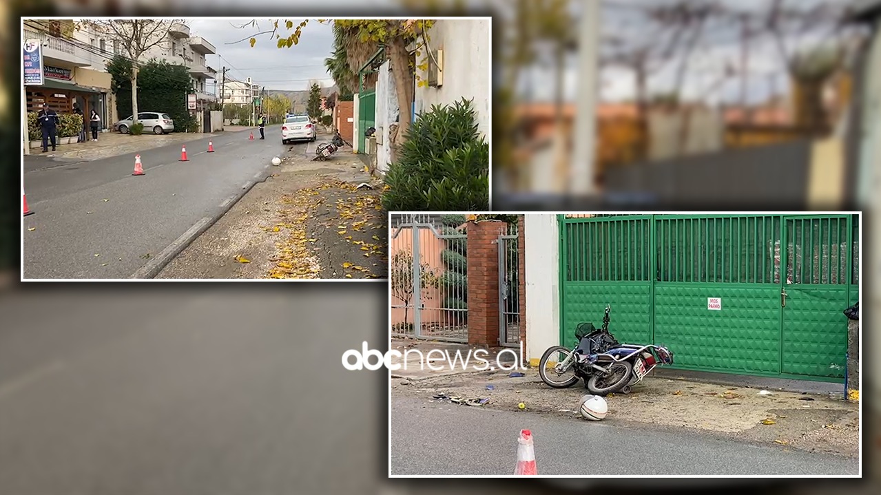 Aksident në rrugën Lezhë-Shëngjin, lëndohet shoferi i motorit