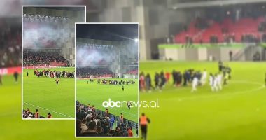 VIDEO/ Plas sherri në fund të derbit, perleshen lojtarët