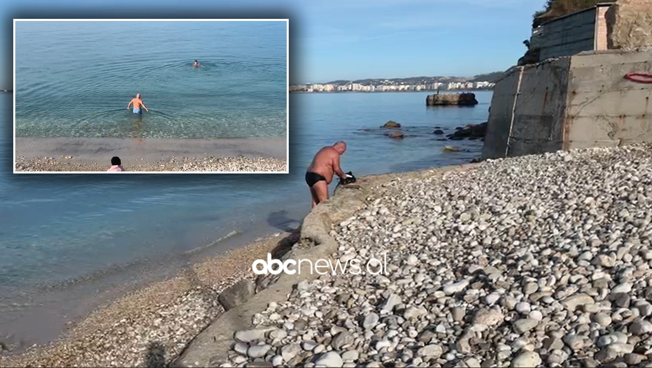 VIDEO/ Plazh në dhjetor, fieraku i drejtohet bregdetit të Vlorës, ka një thirrje për të rinjtë