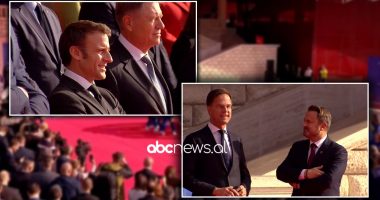 VIDEO/ Detajet që s’u vunë re, Macron këndoi “La Traviatën” dhe kryeministri i Luksemburgut s’i rezistoi dot “Taki Taki-t”