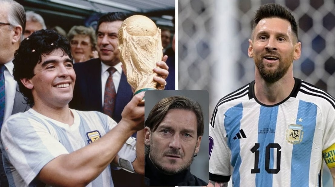 Messi apo Maradona? Kë zgjedh Francesco Totti