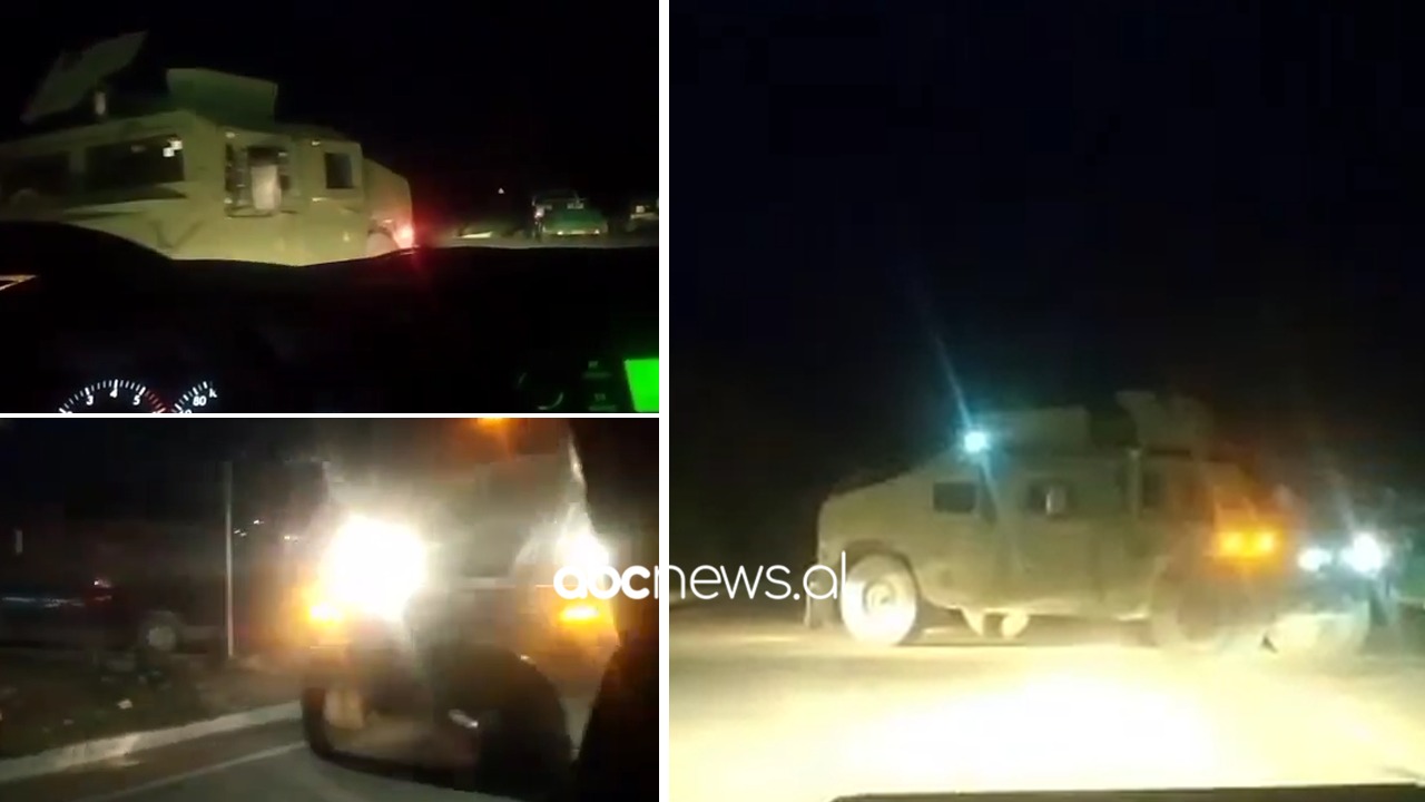 VIDEO/ Çfarë po transportojnë blindat e ushtrisë në zonën ku u kapën 3 spiunët rusë në Gramsh?