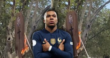 VIDEO/ Tifozët argjentinas e teprojnë, i vendosin flakën “arkivolit” me fytyrën e Mbappe