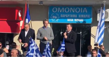 Vizita e Mitsotakis në Himarë, shoqërohet nga Pirro Dhima
