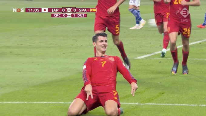 VIDEO/ Spanja ndëshkon Japoninë, Morata kalon në avantazh iberikët