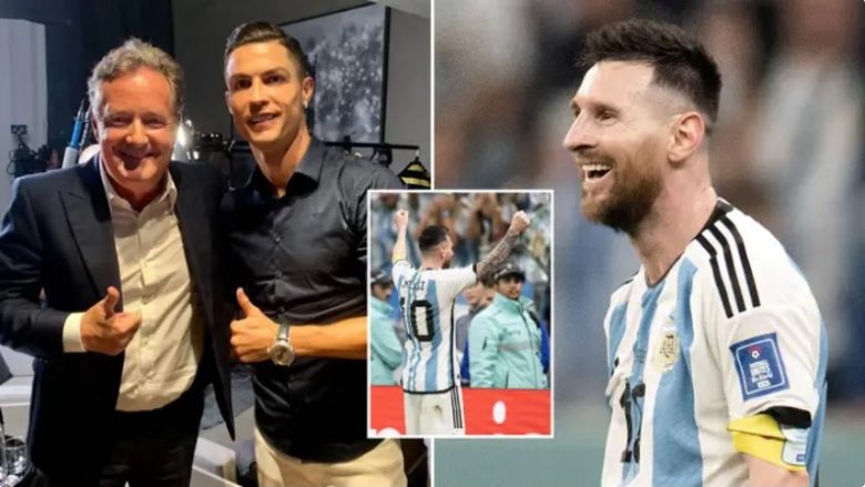 Piers Morgan këmbëngul se Ronaldo është ende më i miri të gjitha kohërave, Messi është vetëm i 4