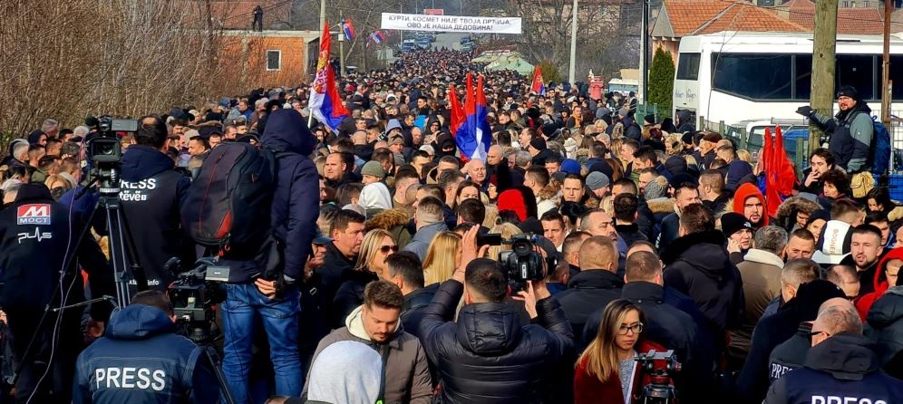 Mbyllet pa incidente protesta e serbëve në Rudar